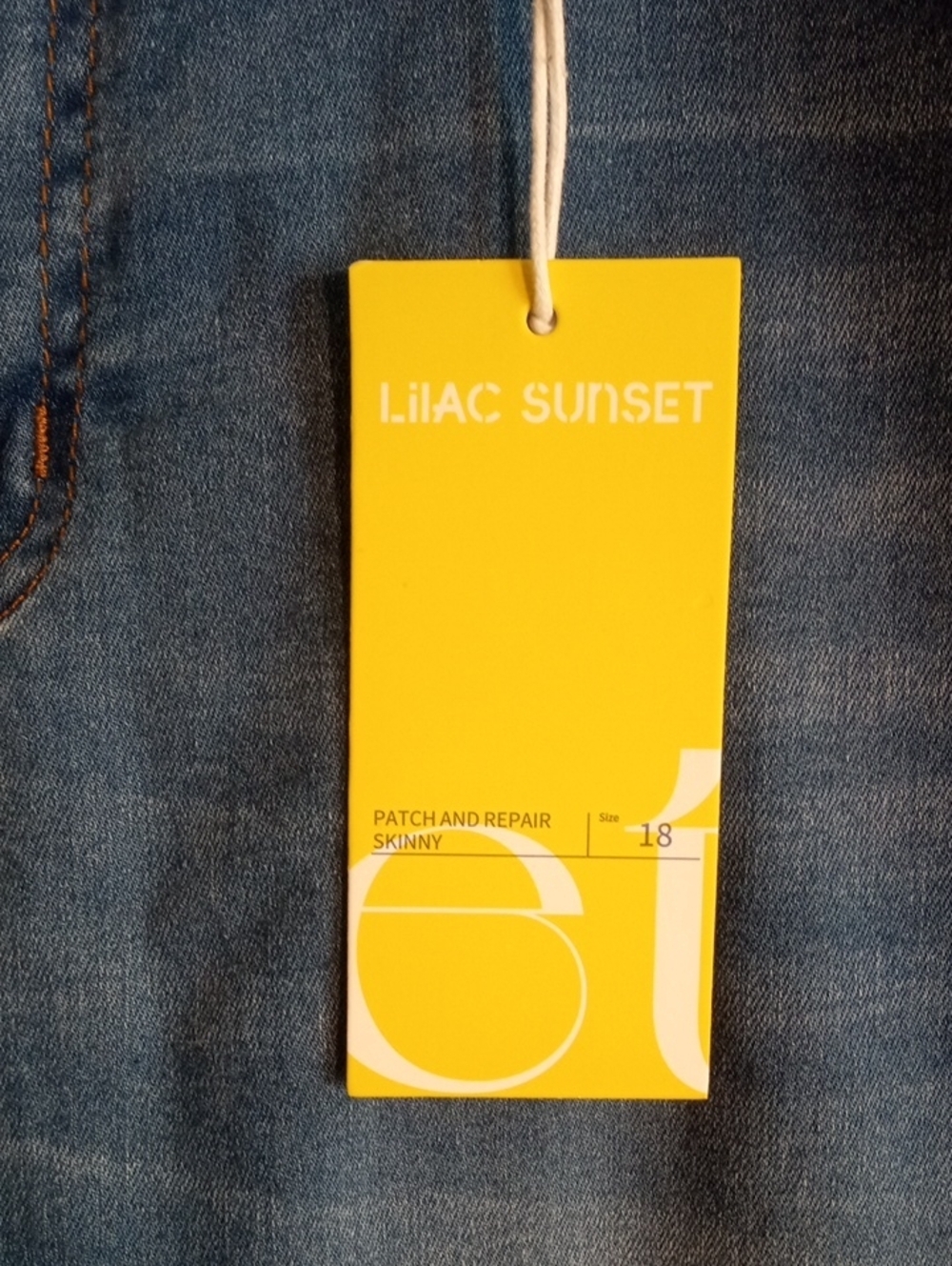 LILAC SUNSET SKINNY JEANS - Picture 4 of 12
